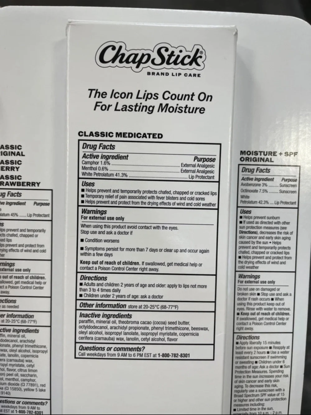 Chap Stick Moisturizer Lip Balm Value Pack 12 Pieces